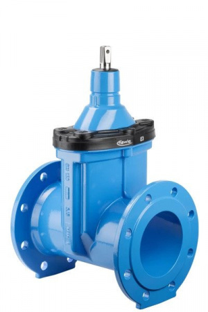 Задвижка HAWLE 4700Е3 DN 250 PN 16 фланцевая клиновая чугунная длинная с обрезиненным клином