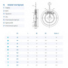 Клапан Dendor 008C DN 300 одностворчатый обратный межфланцевый