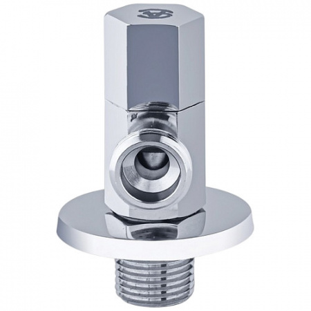 Клапан (вентиль) для бытовых приборов Aquasfera 1077 G 1/2"х1/2" PN 10 с отражателем, резьбовой