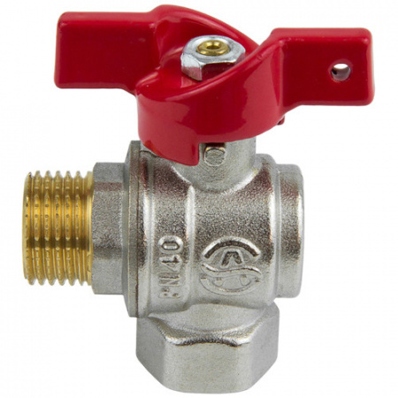 Кран шаровой угловой Aquasfera EURO 1009 DN 15 PN 40 полнопроходной муфта-резьба