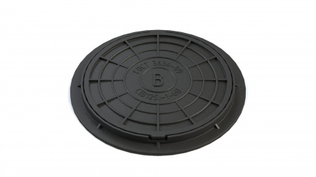 Люк чугунный тип С (В125)-2-60, ВЧШГ