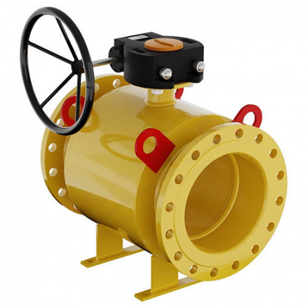 Кран шаровой Маршал 11с67п GAS PRO 2ЦФ.00.3 DN 350/300 PN 16 стандартнопроходной фланцевый