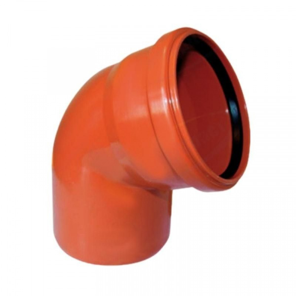 Отвод ПВХ 110 мм 45°