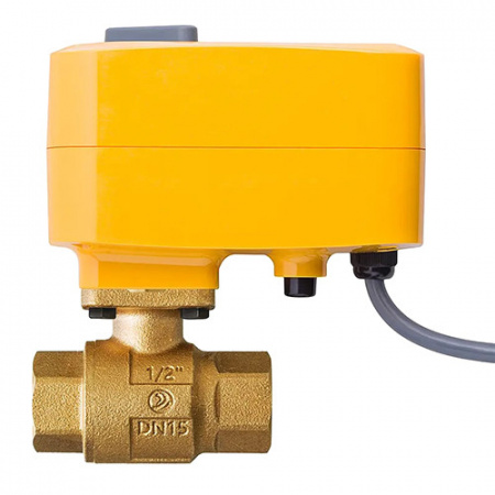 Кран шаровой с электроприводом Нептун SE BRONZE 12В 1/2'' бронзовый