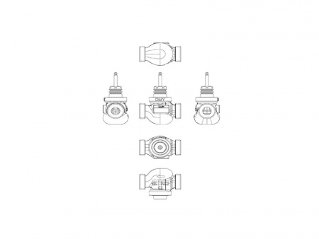 Клапан регулирующий VRG 2 Ду 50 Ру 16 Danfoss двухходовой