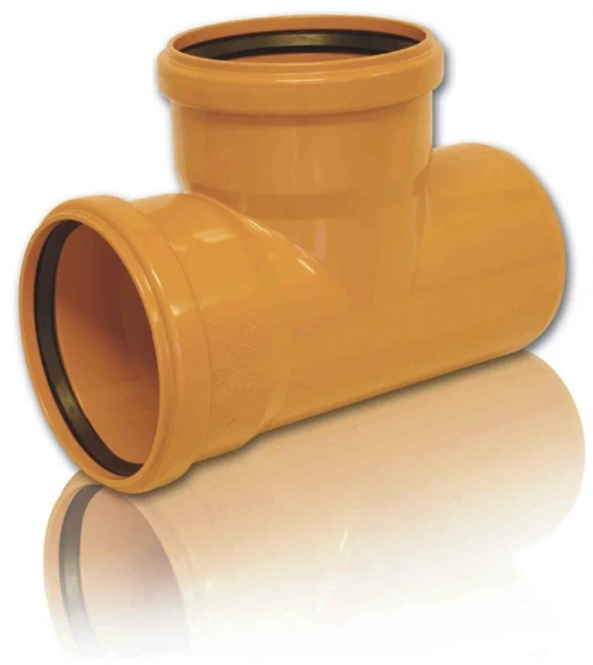 Тройник ПВХ 110х110 мм 45°