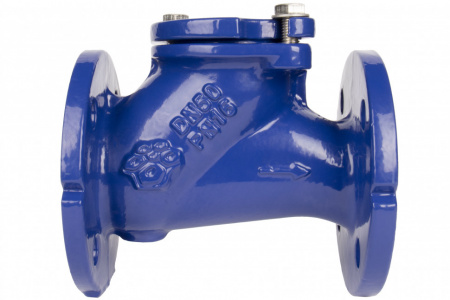 Клапан обратный шаровый фланцевый РАШВОРК 405 Ду300 Ру16 чугунный