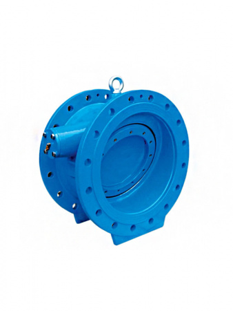 Клапан обратный Hawle 9885 DN 1000 PN 10 фланцевый c наклонным седлом