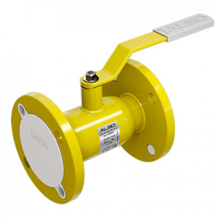 Кран шаровой газовый ALSO КШ.Ф.GAS.025.40-01 Ду 25 Ру 40 стандартнопроходный фланцевый