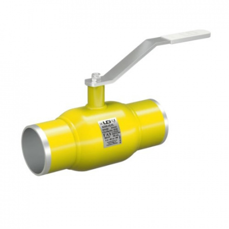 Кран шаровой цельносварной LD КШ.Ц.П.GAS.080/070.025.Н/П.01 Ду 80/70 Ру 25 антивандальное неполнопроходный под приварку
