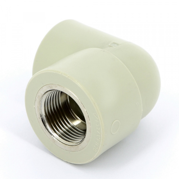 Угольник полипропиленовый PPR (PPRC) комбинированный с внутренней резьбой Ø 32х3/4" PN 25