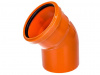 Отвод ПВХ 110 мм 15°