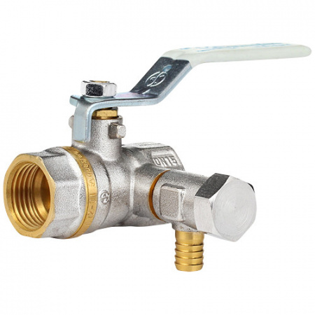 Кран шаровой со спускником Aquasfera Standard 1112 DN 20 PN 40 полнопроходной муфтовый