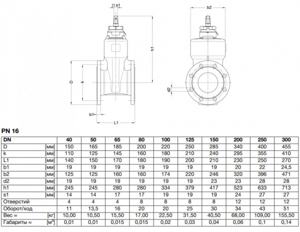 Задвижка VAG BETA 200 DN 65 PN 16 клиновая короткая Задвижка VAG BETA 200 DN 65 PN 16 клиновая короткая