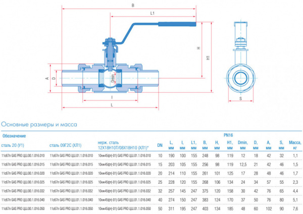 Кран шаровой Маршал 11с67п GAS PRO ЦШ.00.1 DN 10 PN 16 полнопроходной штуцерный Кран шаровой Маршал 11с67п GAS PRO ЦШ.00.1 DN 10 PN 16 полнопроходной штуцерный