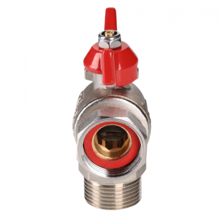 Кран шаровой VALTEC Ду15 Ру40 угловой с накидной гайкой и наружной резьбой (короткий) VT.267.NS.0404 Кран шаровой VALTEC Ду15 Ру40 угловой с накидной гайкой и наружной резьбой (короткий) VT.267.NS.0404