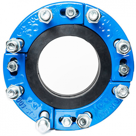 Доуплотнитель раструбного соединения чугунных труб DOMEX DZ DN 100 мм (114-120 мм) PN 10 чугунный