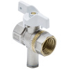 Кран шаровой с отводом Aquasfera Standard 1126 DN 20 PN 40 для подключения термодатчика муфтовый