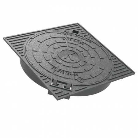 Квадратный люк ОУЭ-КВ-600 (В125) ГОСТ 3634-99