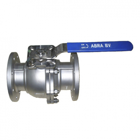 Кран шаровой ABRA BV-41 DN 100 PN 16 с рукояткой нержавеющая сталь
