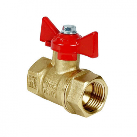 Кран шаровый VALFEX VF.217 ВР 3/4" Ду 20 Ру 40 STANDART N/P латунный