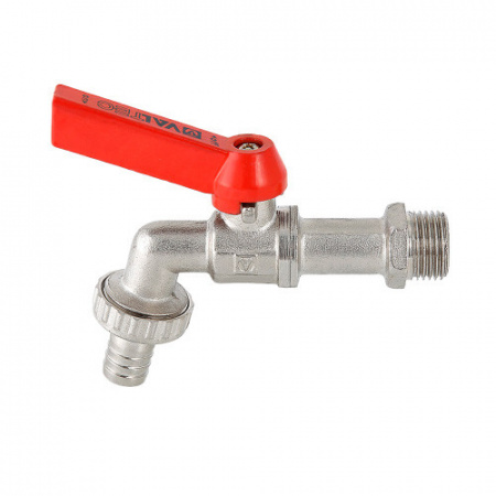 Кран шаровый VALTEC Ду25 Ру16 водоразборный со съемным штуцером VT.051.N.06