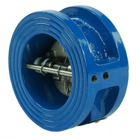 Клапан Kvant KV04 DN 65 PN 16 обратный межфланцевый двухстворчатый