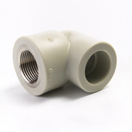 Угольник полипропиленовый PPR (PPRC) комбинированный с внутренней резьбой Ø 25х3/4" PN 25