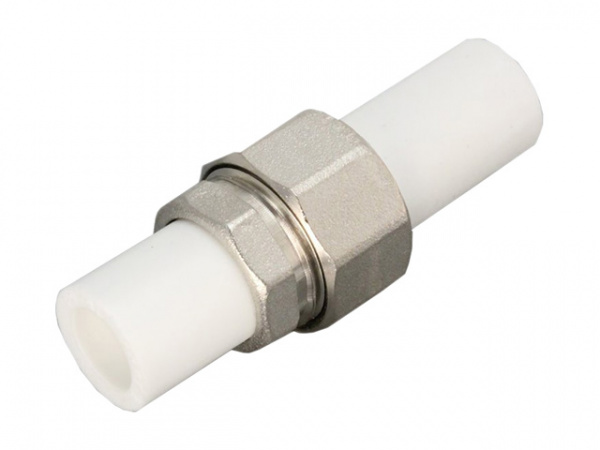 Разборное соединение полипропиленовое PPR (PPRC) труба-труба Ø 40 PN 25