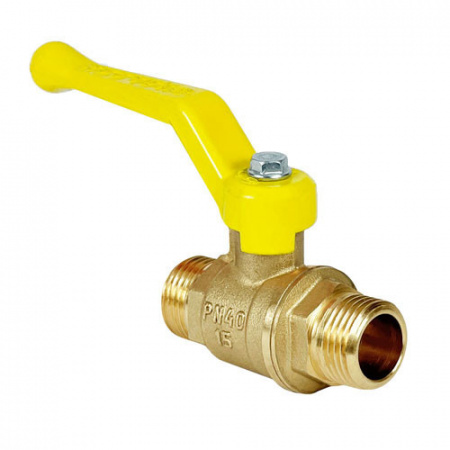 Кран шаровый VALFEX STANDART VF.270 НР 3/4" Ду 20 Ру 40 газовый латунный