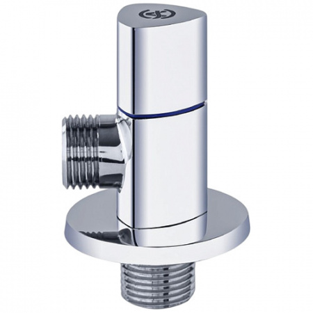 Клапан (вентиль) для бытовых приборов Aquasfera 1076 G 1/2"х1/2" PN 10 с отражателем, резьбовой