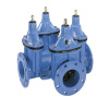 Задвижка HAWLE 4400E2 DN 100/3 PN 16 фланцевая клиновая чугунная с обрезиненным клином типа Комби-IV без пожарной подставки Задвижка HAWLE 4400E2 DN 100/3 PN 16 фланцевая клиновая чугунная с обрезиненным клином типа Комби-IV без пожарной подставки