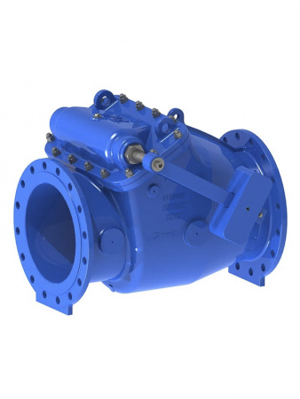 Клапан AVK 41/36 DN 600 PN 10 обратный поворотный с металлическим уплотнением фланцевый