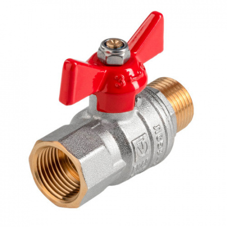 Кран шаровой VALTEC ГОСТ Ду15 Ру40 с внутренней–наружной резьбой VT.418.N.04